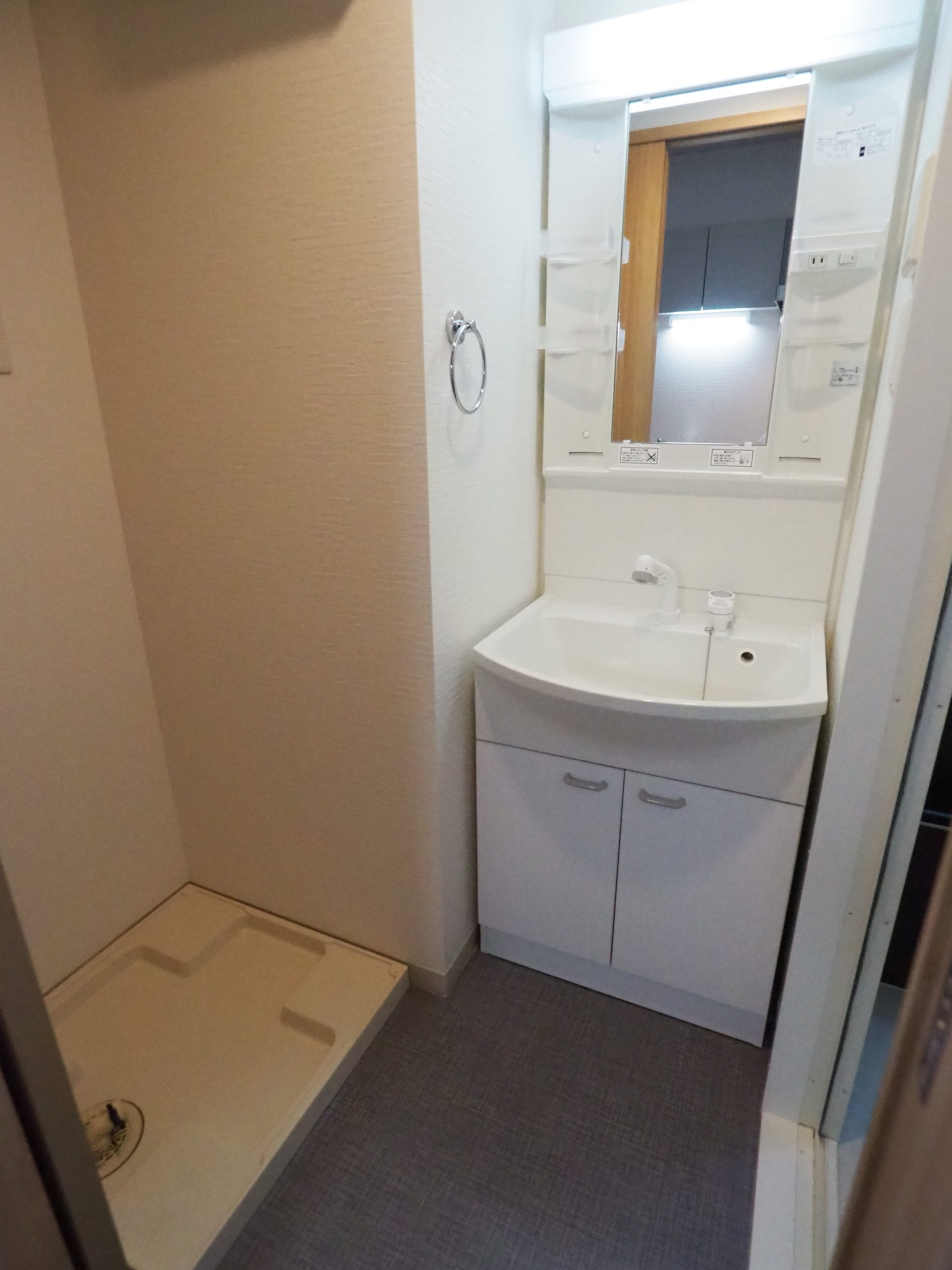 ニューガイアリルーム平尾駅前№24 3号室タイプ_洗面所　※部屋によってクロス・建具の色等変わります。