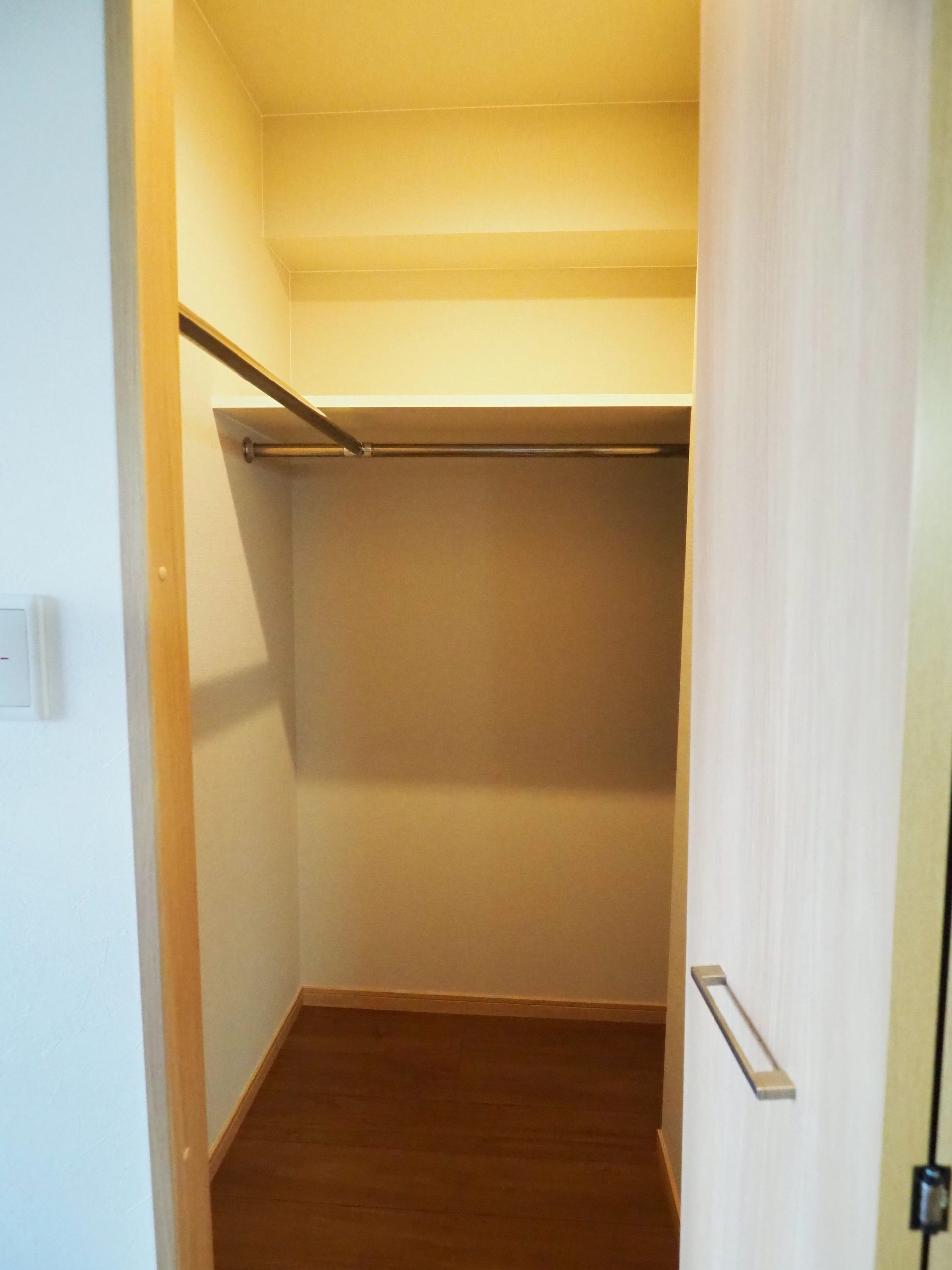 ニューガイアリルーム平尾駅前№24 ３号室タイプ_ウォークインクローゼット　※部屋によってクロス・建具の色等変わります。