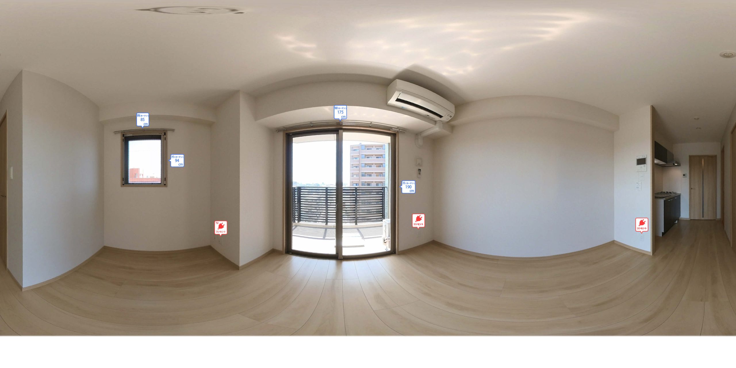 4号室タイプ_洋室　※部屋によってクロス・建具の色等変わります。