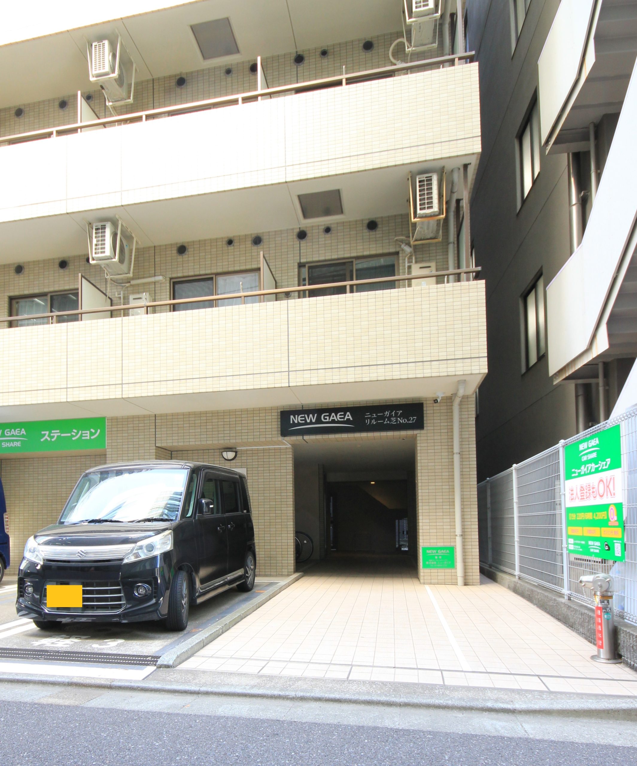 ニューガイア リルーム芝 №27 建物入口