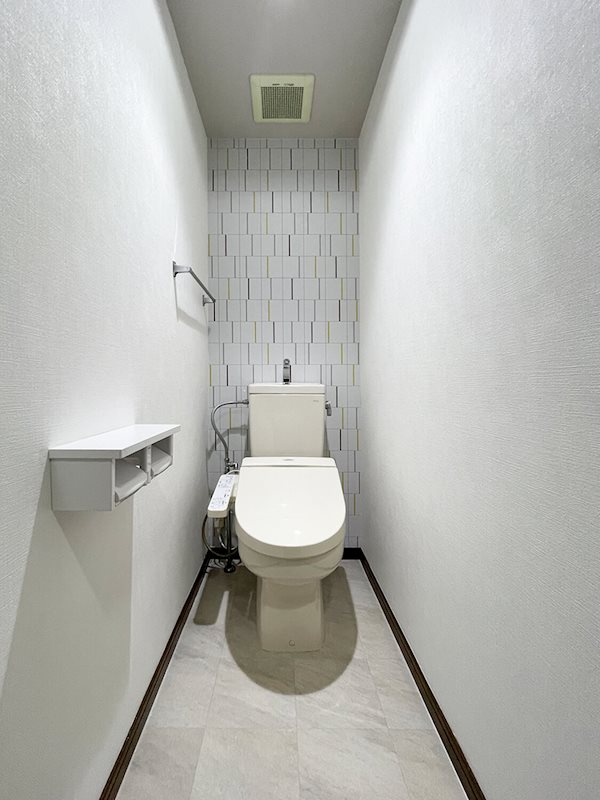 ニューガイアリルーム博多駅南№73 2DKタイプ_トイレ　※参考写真。部屋によってクロス等異なります