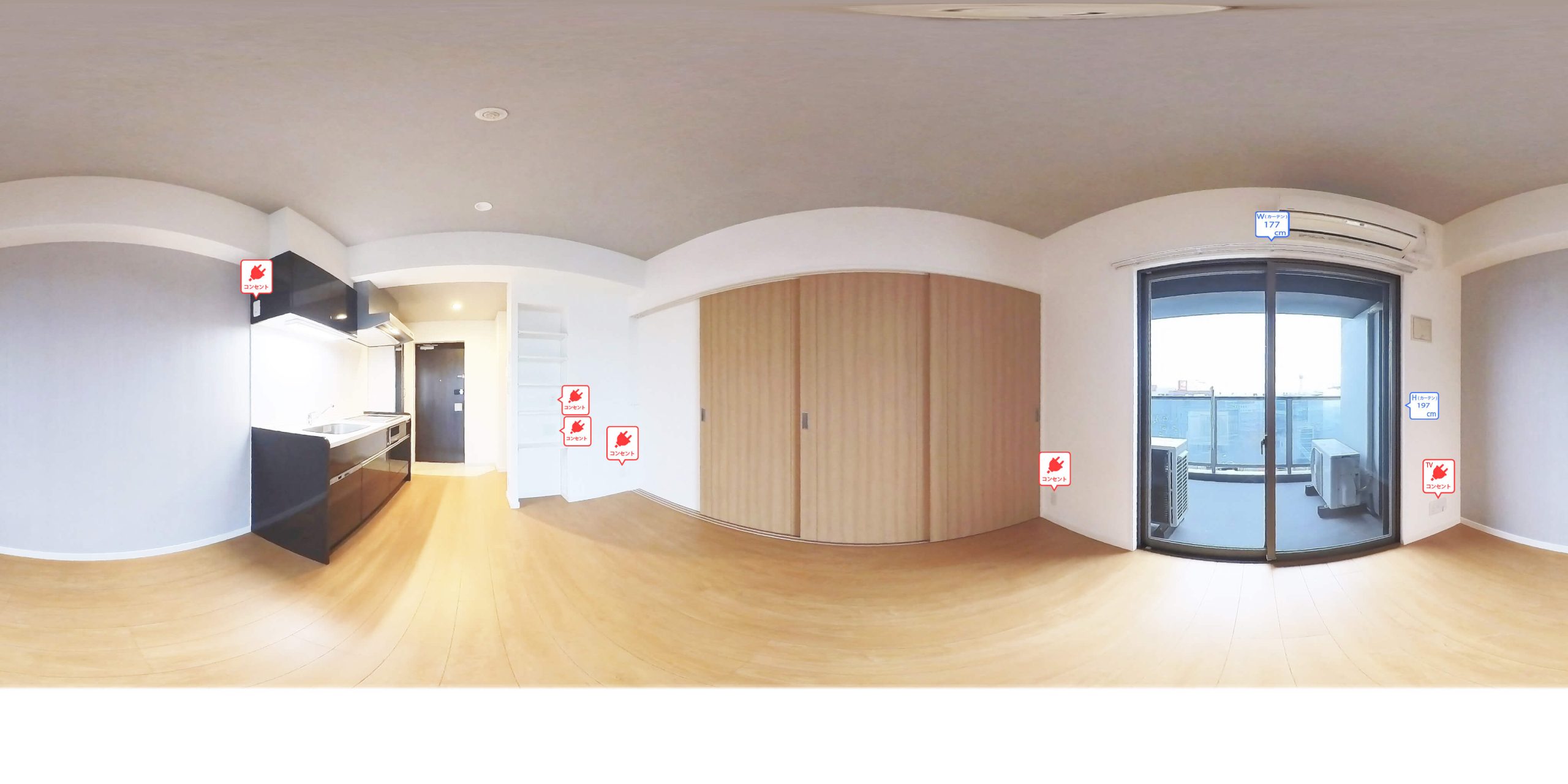 Eタイプ_LDK　※参考写真。部屋によってクロス等異なります